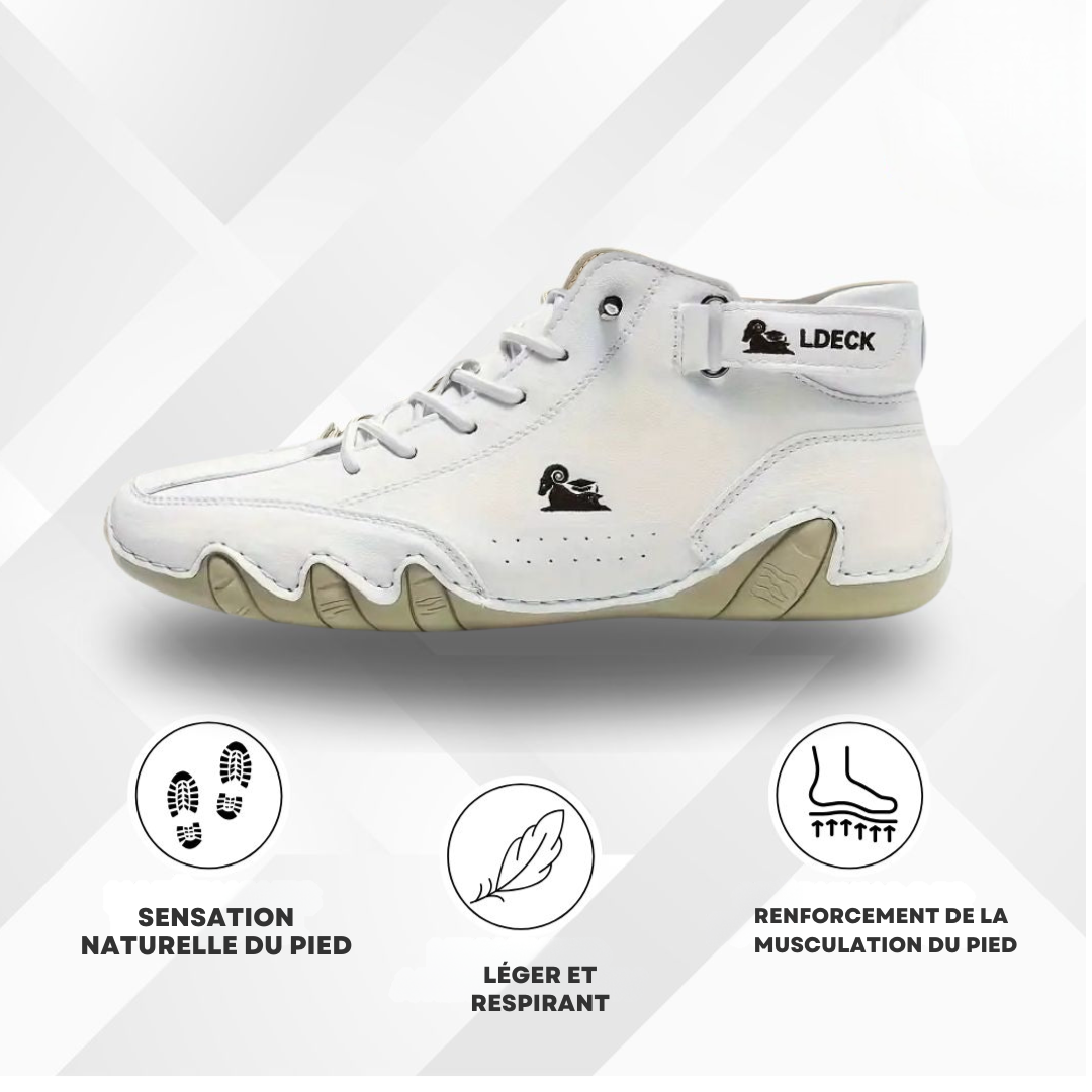 Alpaca – Chaussure minimaliste en cuir ergonomique, imperméable et antalgique