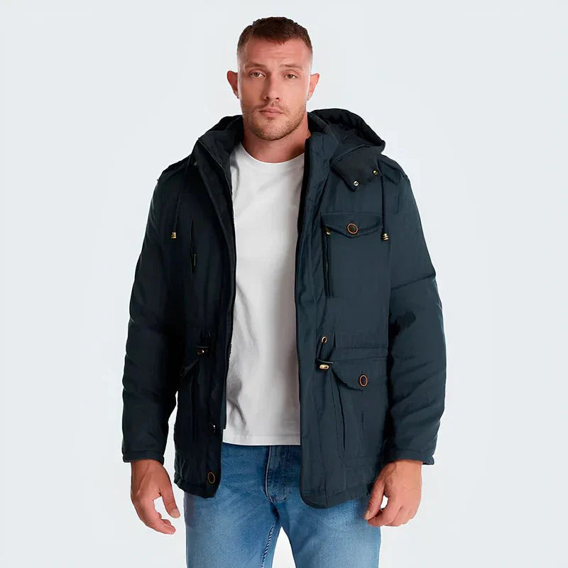 Frosty | Veste Tactique avec Capuche, Doublure en Fleece et Poches