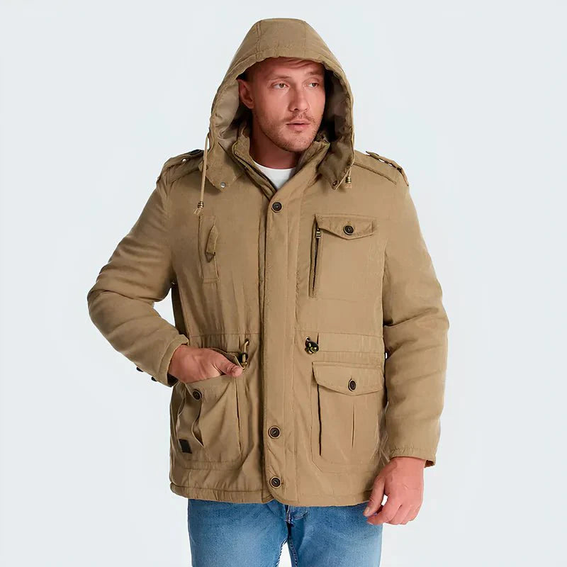 Frosty | Veste Tactique avec Capuche, Doublure en Fleece et Poches