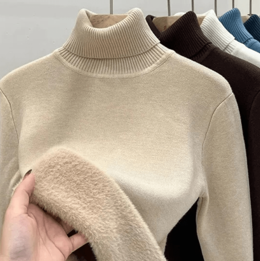 Jasmyn | Pull en Maille à Col Roulé