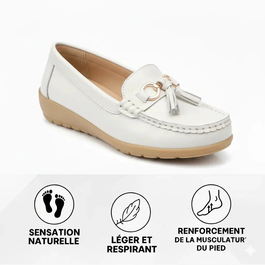 Mocassin Orthopédique en Cuir | Veloura