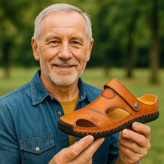 OrthoFlex | Sandales Orthopédiques en Cuir