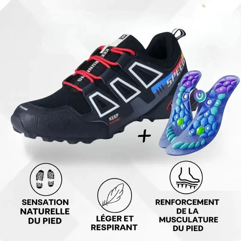 OrthoTrekking Chaussures Orthopediques + Semelles VitalSole