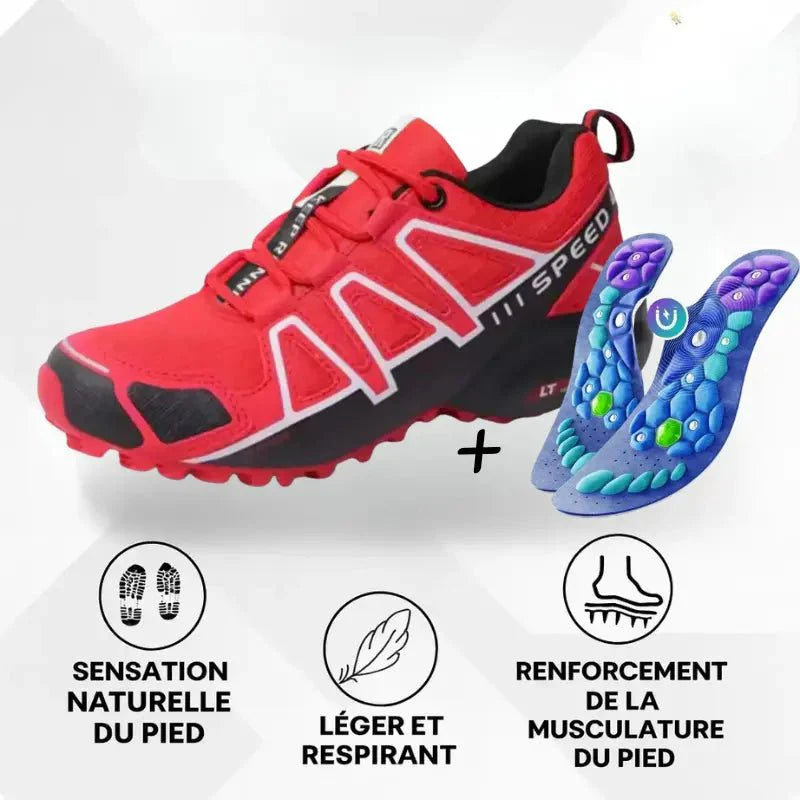 OrthoTrekking Chaussures Orthopediques + Semelles VitalSole