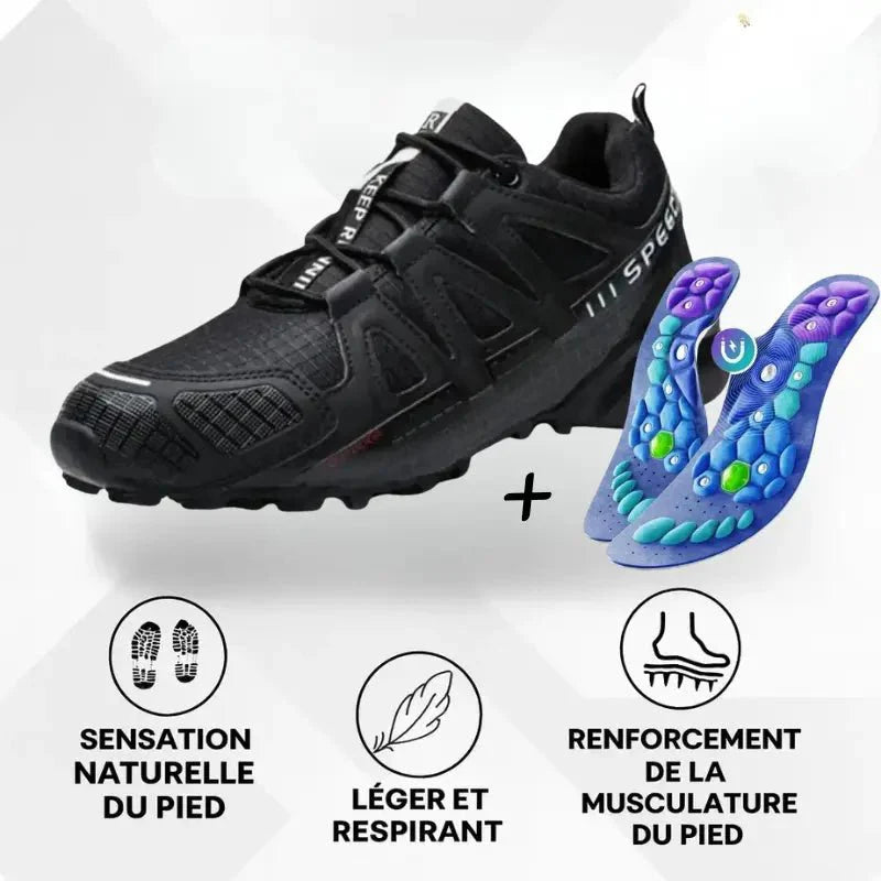 OrthoTrekking Chaussures Orthopediques + Semelles VitalSole