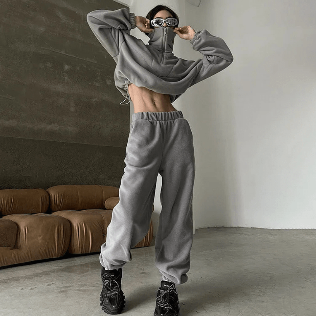 Pull à col zippé Aliyana pour femmes