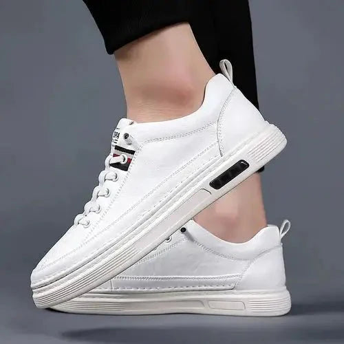 Viale Baskets Orthopédiques En Cuir Italiennes Pour Hommes