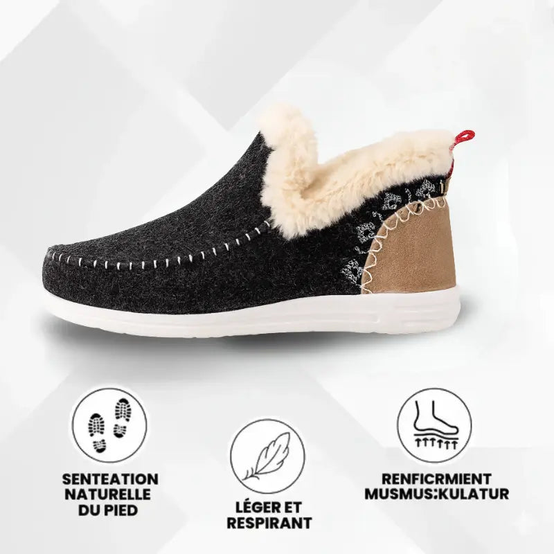 Luvvia | Chaussure Ergonomique Avec Doublure En Peluche.