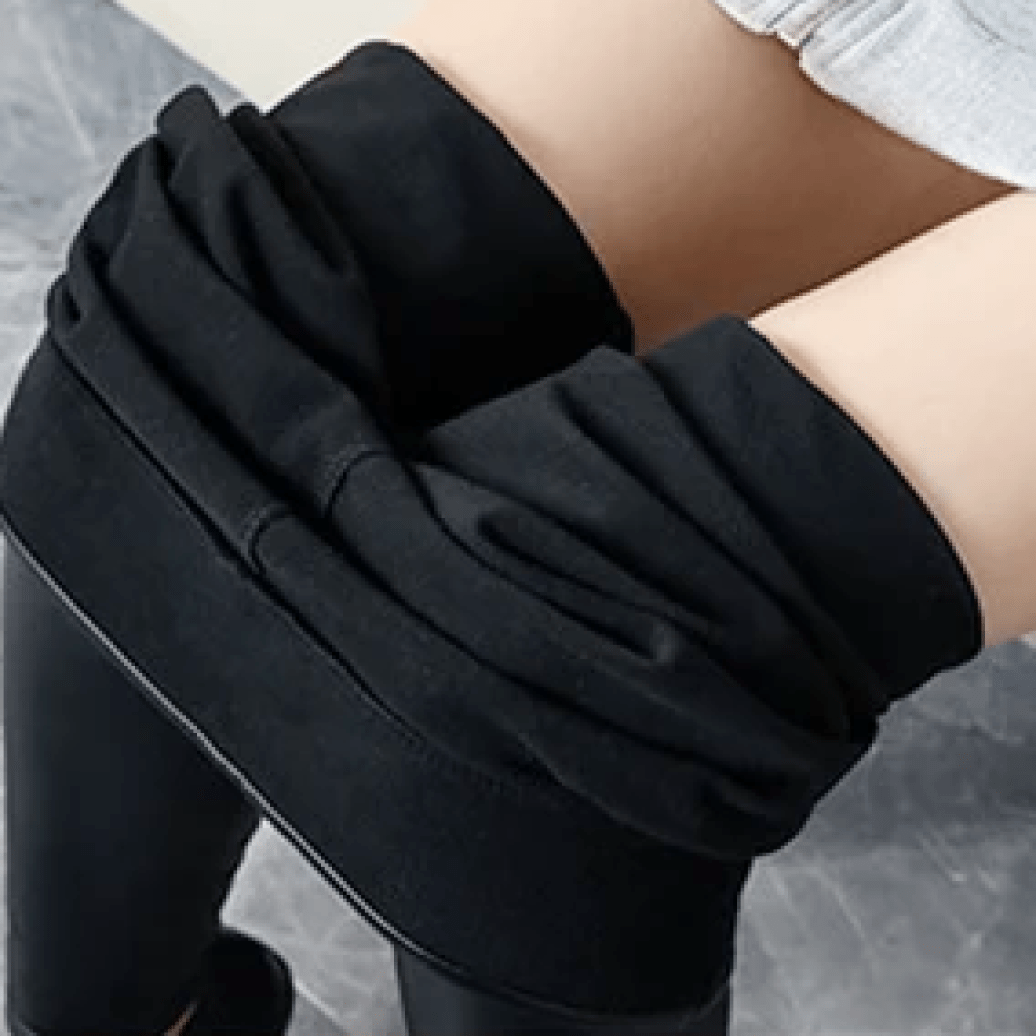 CurveLux | Legging en Cuir Velouté