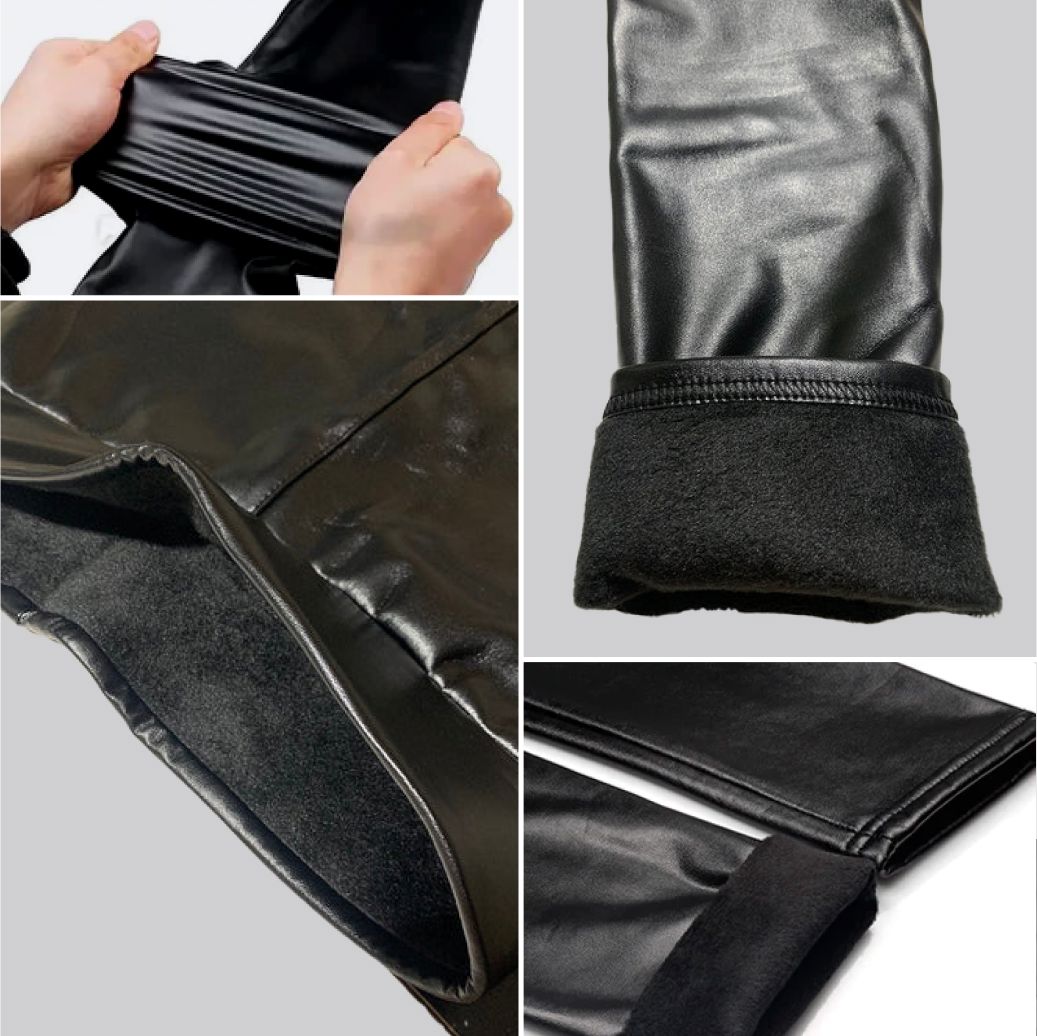 CurveLux | Legging en Cuir Velouté