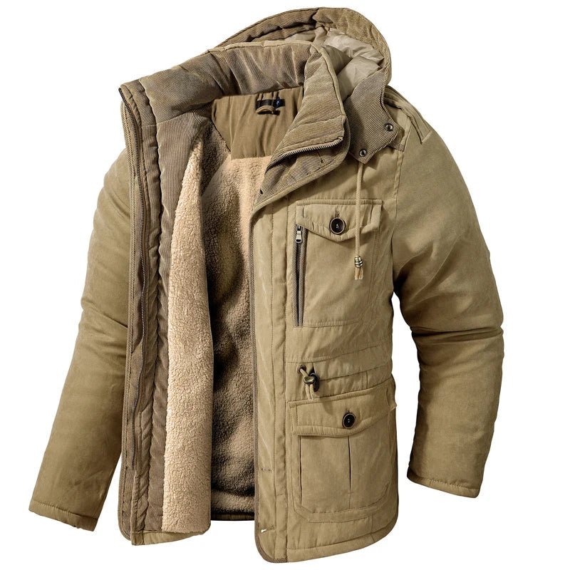 Frosty | Veste Tactique avec Capuche, Doublure en Fleece et Poches