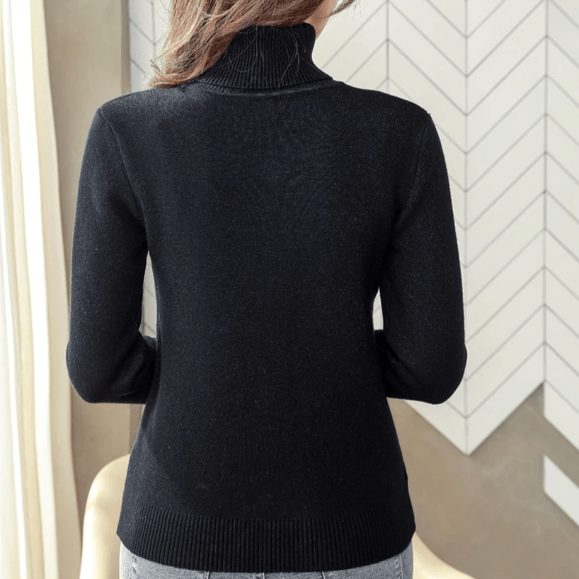 Jasmyn | Pull en Maille à Col Roulé
