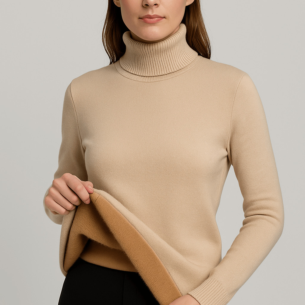 Jasmyn | Pull en Maille à Col Roulé
