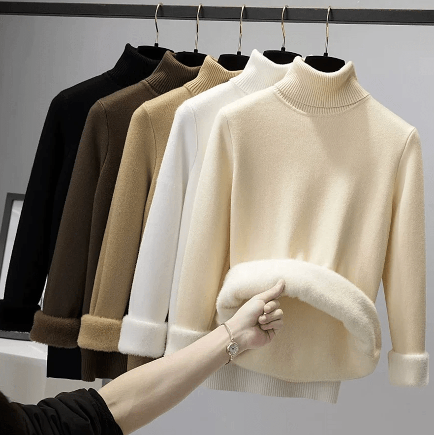 Jasmyn | Pull en Maille à Col Roulé