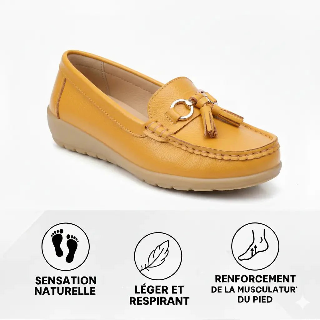 Mocassin Orthopédique en Cuir | Veloura