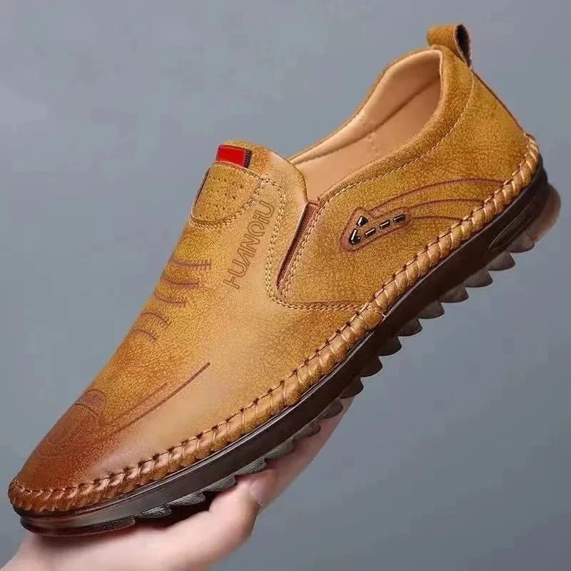 Mocassins à Enfiler en Cuir pour Hommes | Lorvix
