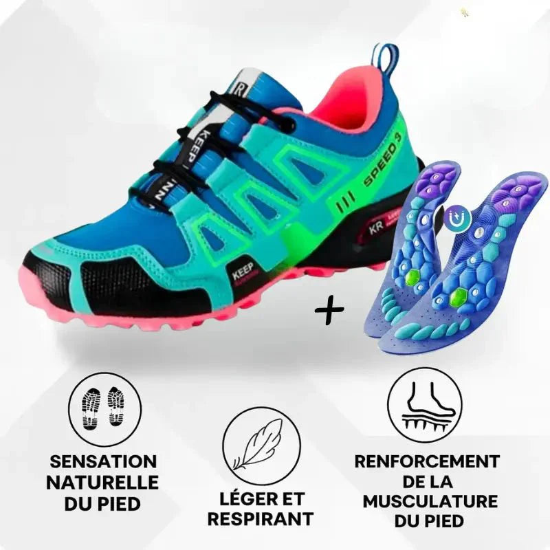 OrthoTrekking Chaussures Orthopediques + Semelles VitalSole