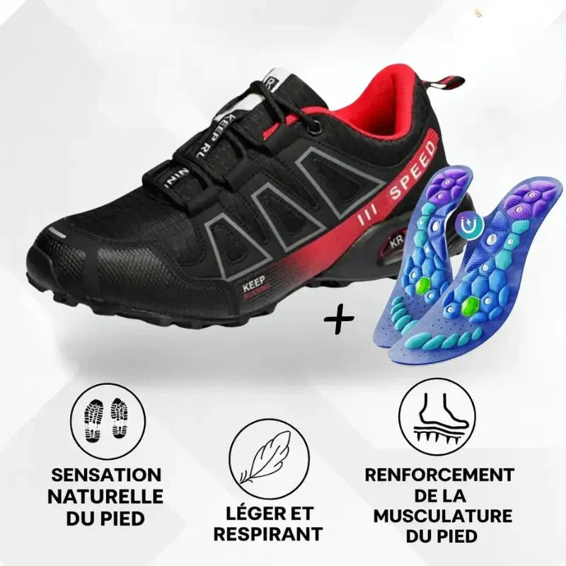 OrthoTrekking Chaussures Orthopediques + Semelles VitalSole