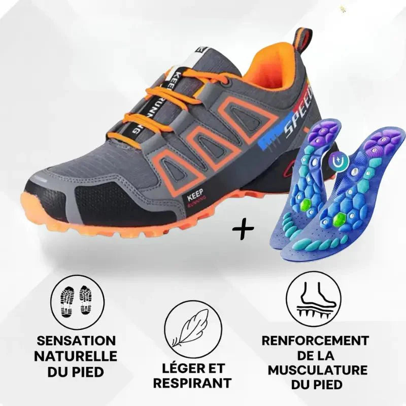 OrthoTrekking Chaussures Orthopediques + Semelles VitalSole