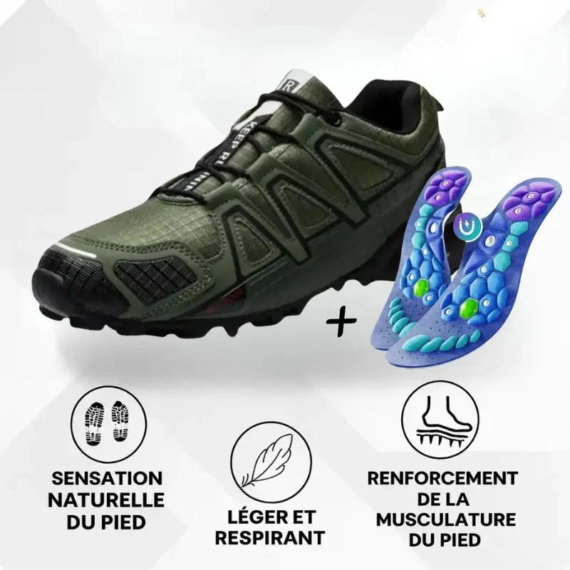 OrthoTrekking Chaussures Orthopediques + Semelles VitalSole