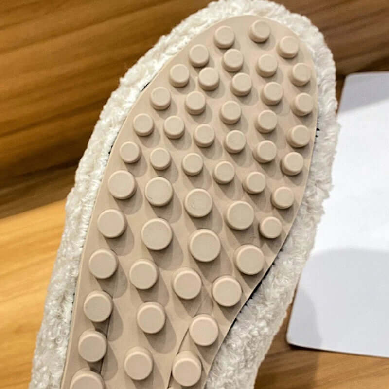 Mocassins Arielle en peluche avec semelle antidérapante | Orthiq