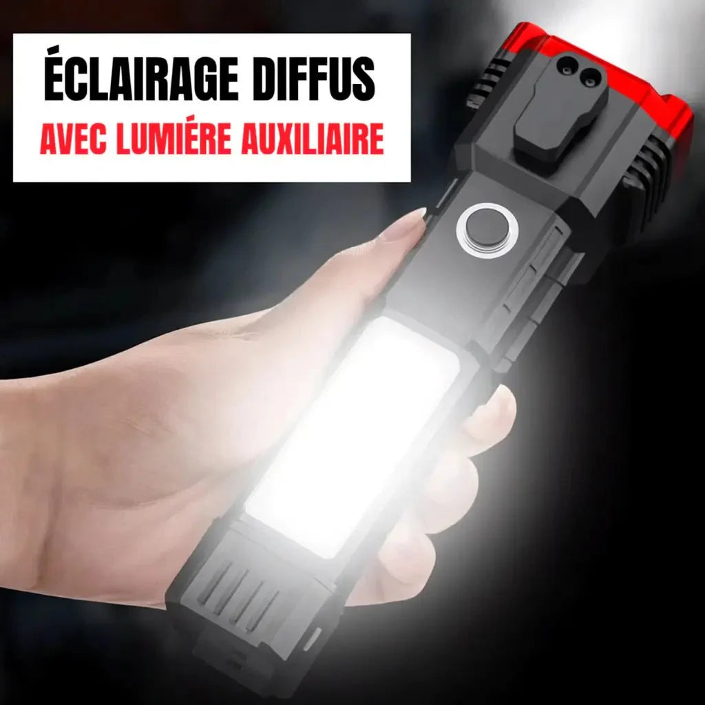 TitanBeam | Lampe Tactique Indestructible 4 en 1  Ultra Puissance